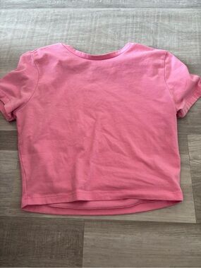 wild fable Pink Short Sleeve Crop Tee